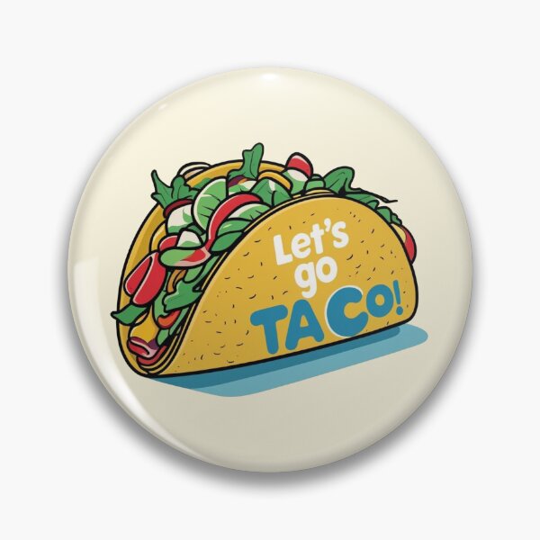 Item preview, Let’s Go Taco! Bold & Fresh Funny Taco Design – Foodie Humor Art designed and sold by Dokak Shop.