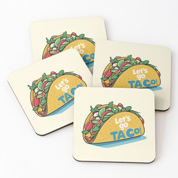 Item preview, Let’s Go Taco! Bold & Fresh Funny Taco Design – Foodie Humor Art designed and sold by Dokak Shop.