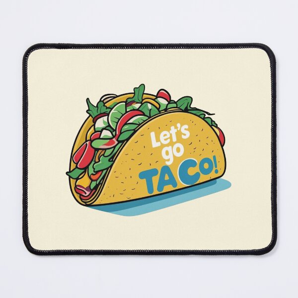 Item preview, Let’s Go Taco! Bold & Fresh Funny Taco Design – Foodie Humor Art designed and sold by Dokak Shop.