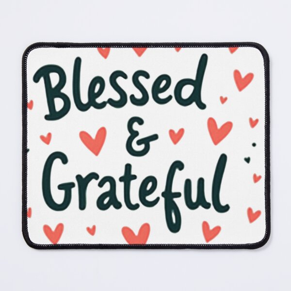 Item preview, Blessed & Grateful | Heart-Filled Inspirational Design designed and sold by Deborah McLain.