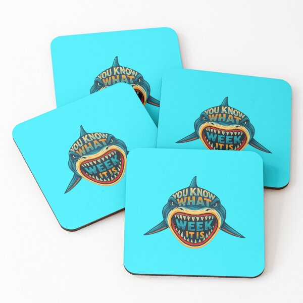 Item preview, You Know What Week It Is – Shark Week Graphic Typography designed and sold by RizVibes.
