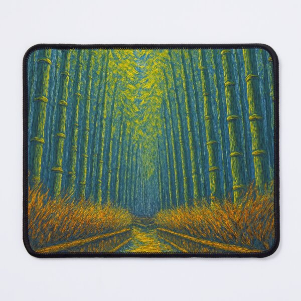 Item preview, Arashiyama Bamboo Grove - Van Gogh Style designed and sold by NaokiMatsui.