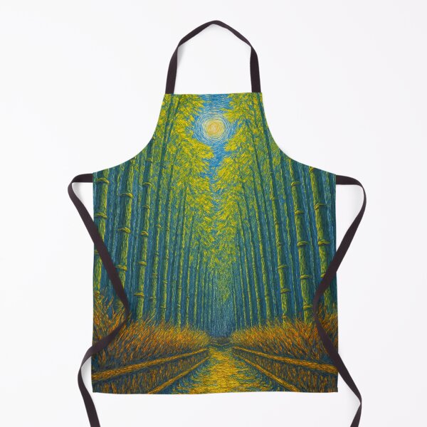 Item preview, Arashiyama Bamboo Grove - Van Gogh Style designed and sold by NaokiMatsui.