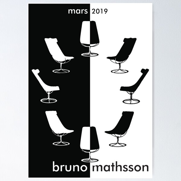 Item preview, Exhibition Poster (reimagined) - Bruno Mathsson designed and sold by SimonDrawsson.