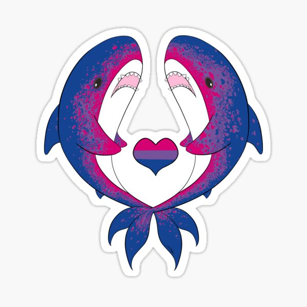 Item preview, Happy Pride sharky bisexual designed and sold by shinji-bakugou.