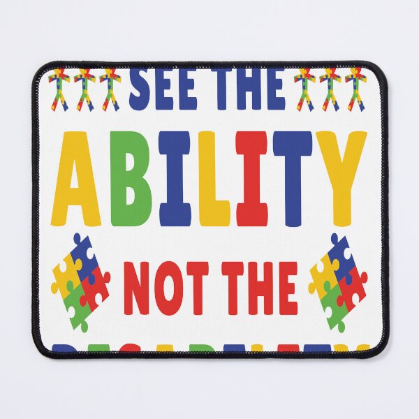 Item preview, See the Ability not the Disability designed and sold by ChosenBlessings.