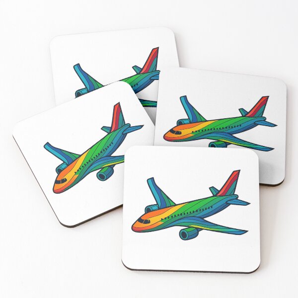 Item preview, Geometric Airplane designed and sold by TheWonkyEaselCo.