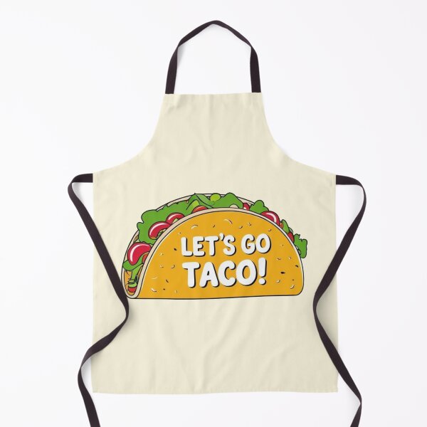 Item preview, Let’s Go Taco – Funny Taco Cartoon with Food Pun – Kawaii Mexican Food Art designed and sold by Dokak Shop.