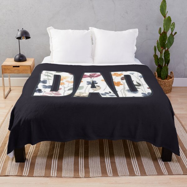 Item preview, Dad Floral Typography Heartfelt Gift Design for Father designed and sold by Syrupulse.