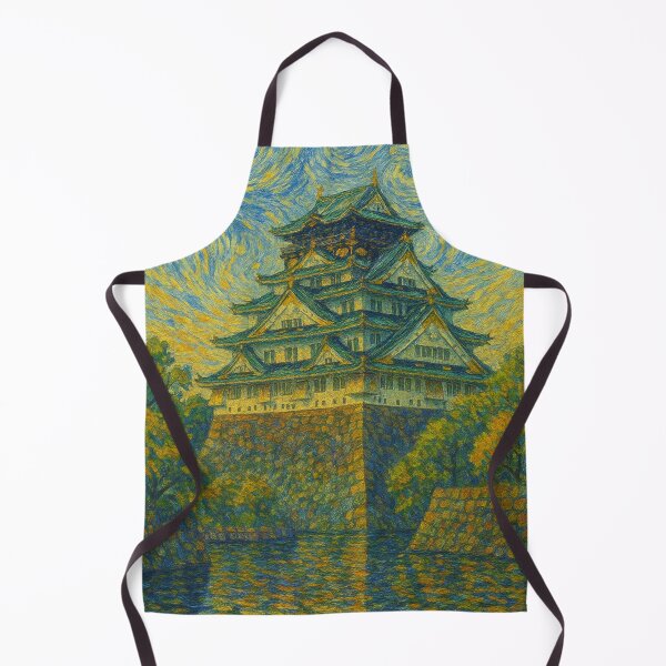 Item preview, Osaka Castle - Van Gogh Style designed and sold by NaokiMatsui.
