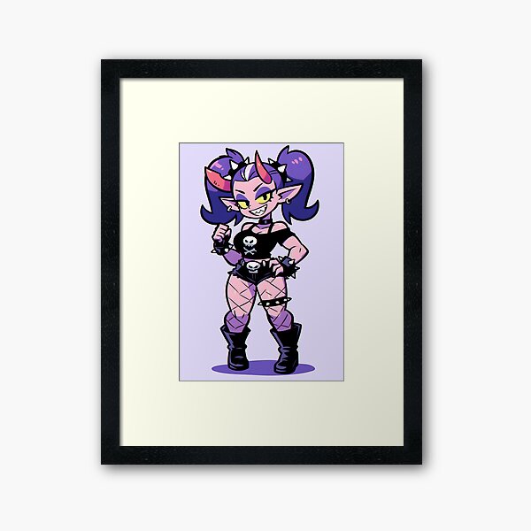 Item preview, Punk Demon Girl with Spikes and Attitude designed and sold by NoraNoraDesign.