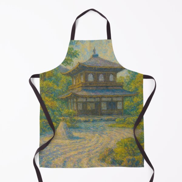 Item preview, Ginkakuji Temple - Monet Style designed and sold by NaokiMatsui.