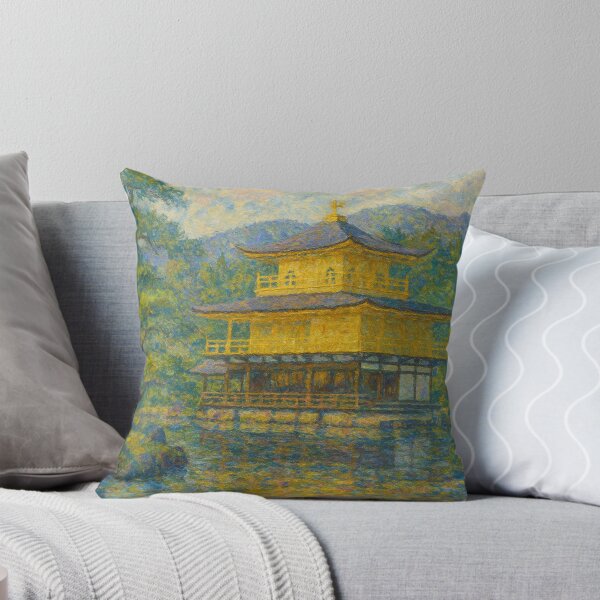 Item preview, Kinkakuji Temple - Monet Style designed and sold by NaokiMatsui.