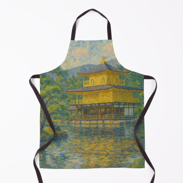 Item preview, Kinkakuji Temple - Monet Style designed and sold by NaokiMatsui.