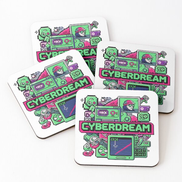 Item preview, Cyberdream: Retro Pixel Art Collage designed and sold by Art & Beyond.