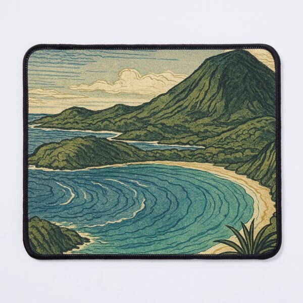 Item preview, Hawaiian Bay - Katsushika Hokusai Style designed and sold by NaokiMatsui.