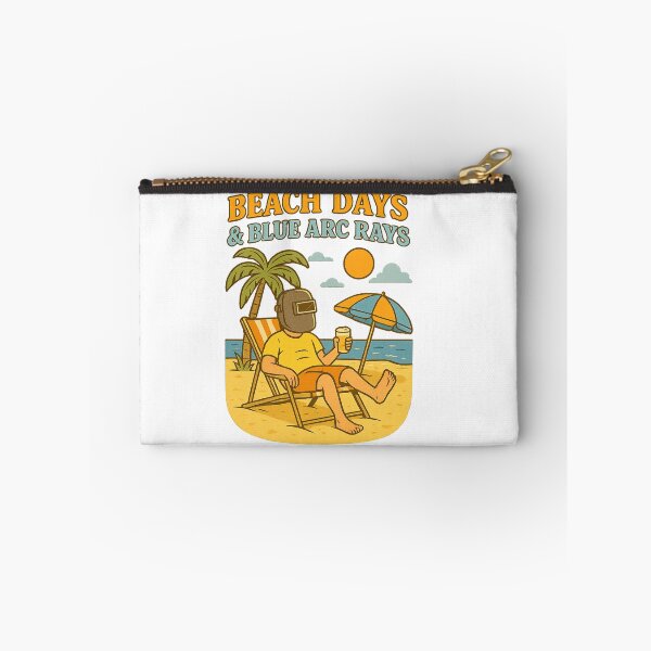 Item preview, Welding on the Beach – Chill Arc Life Graphic designed and sold by sjm98126.