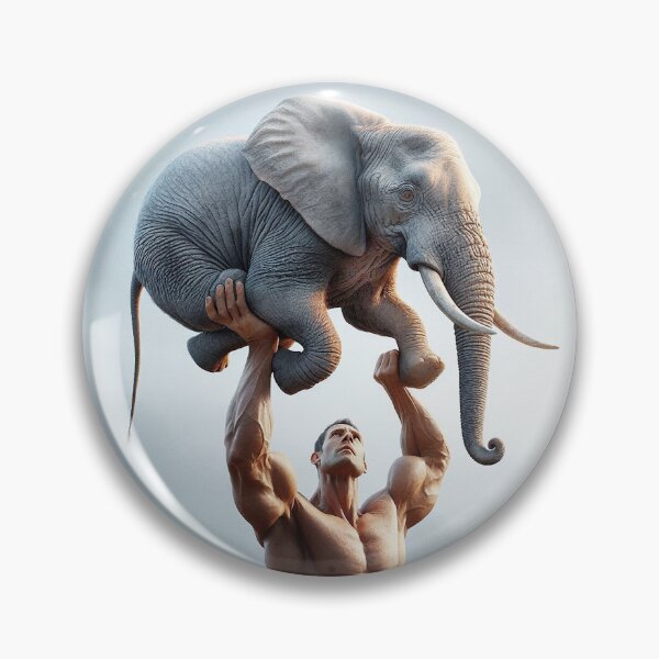 Item preview, Strength Enough to Lift an Elephant designed and sold by CarolM.