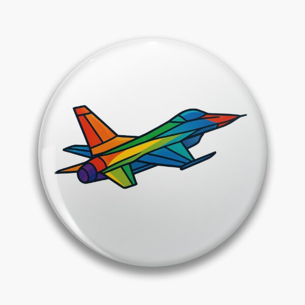 Item preview, Prismatic Fighter Jet designed and sold by TheWonkyEaselCo.