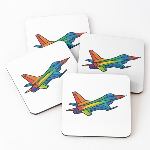 Item preview, Prismatic Fighter Jet designed and sold by TheWonkyEaselCo.