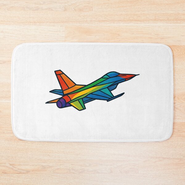 Item preview, Prismatic Fighter Jet designed and sold by TheWonkyEaselCo.