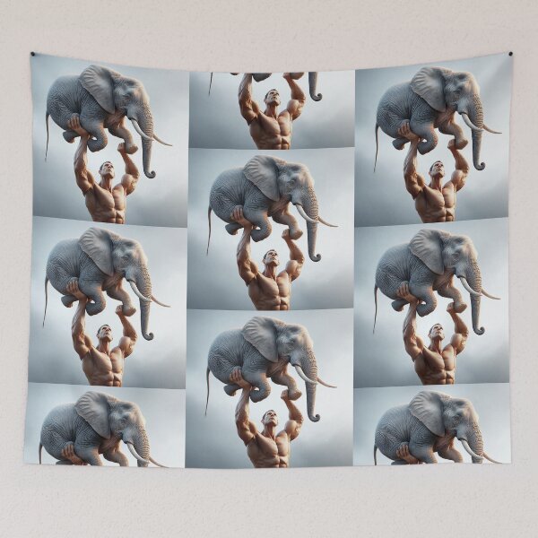 Item preview, Strength Enough to Lift an Elephant designed and sold by CarolM.