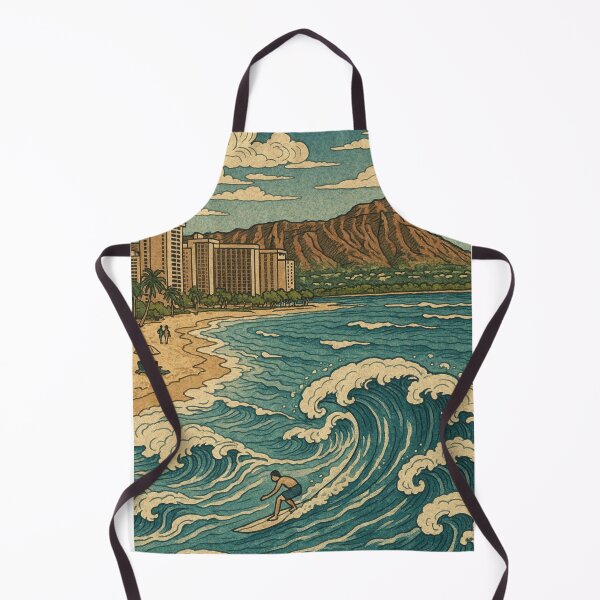 Item preview, Hawaiian Great Wave - Katsushika Hokusai Style designed and sold by NaokiMatsui.