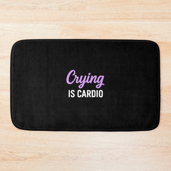 Item preview, Crying is cardio - lilac designed and sold by InkAndRavens.