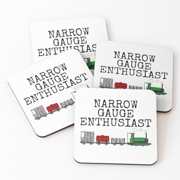 Item preview, Narrow Gauge Enthusiast, Steam Train With Wagons, Model Railway designed and sold by doodlerob.