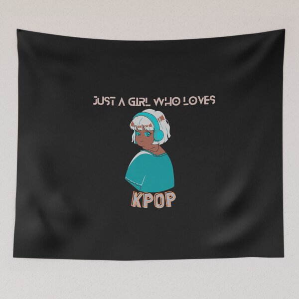 Item preview, Just a Girl Who Loves K-pop – Cute & Fun Design for K-pop Fans designed and sold by ArtistryT9.