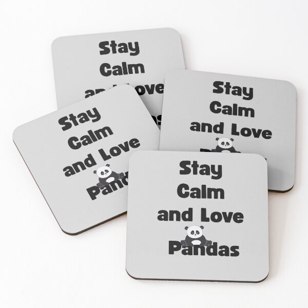 Item preview, Stay Calm & Love Pandas designed and sold by ARI Designs.