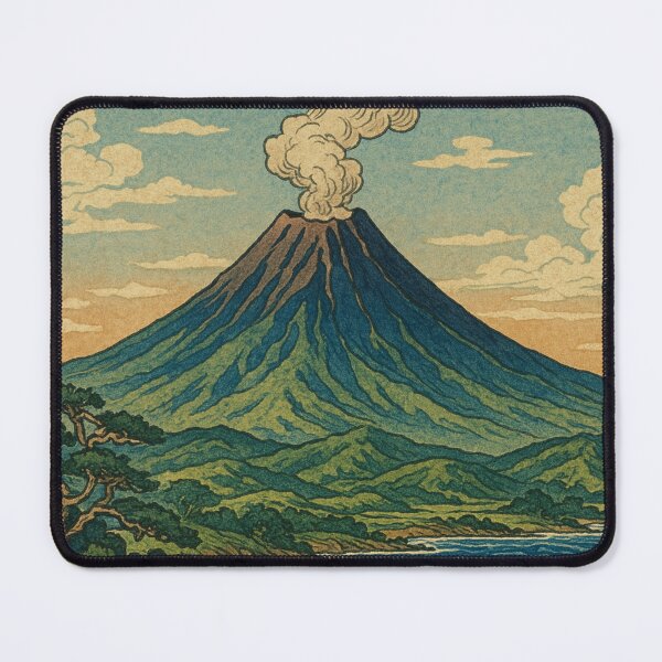 Item preview, Hawaiian Mountain View - Katsushika Hokusai Style designed and sold by NaokiMatsui.