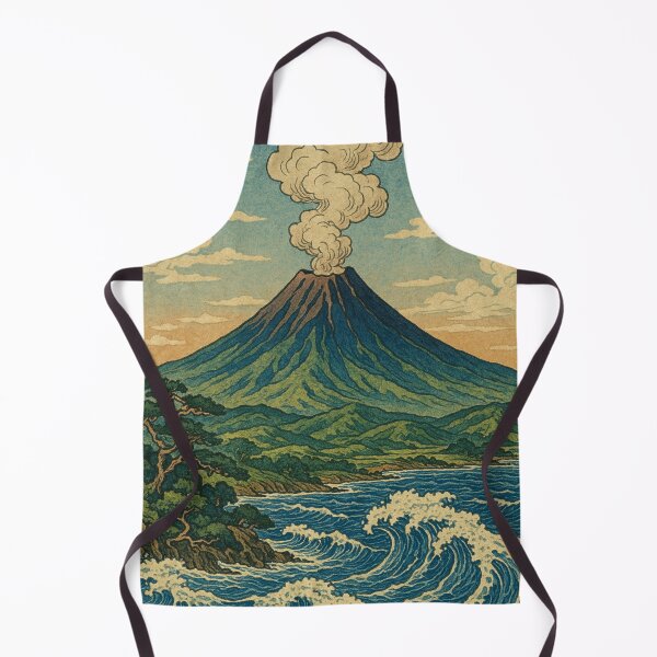Item preview, Hawaiian Mountain View - Katsushika Hokusai Style designed and sold by NaokiMatsui.