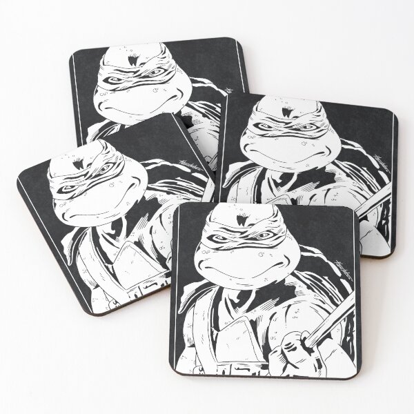 Item preview, DONATELLO - Teenage Mutant Ninja Turtles (Black and White) designed and sold by FamousWeirdosRB.