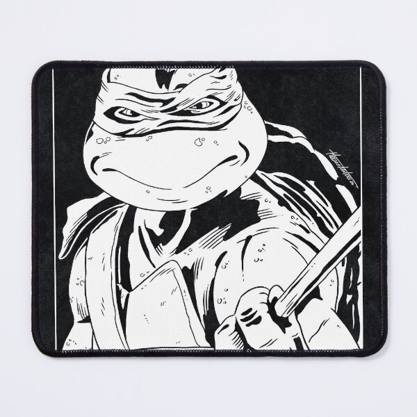 Item preview, DONATELLO - Teenage Mutant Ninja Turtles (Black and White) designed and sold by FamousWeirdosRB.