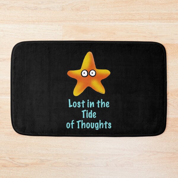 Item preview, Starfish Lost in Thought cartoon designed and sold by CuteCartoon.