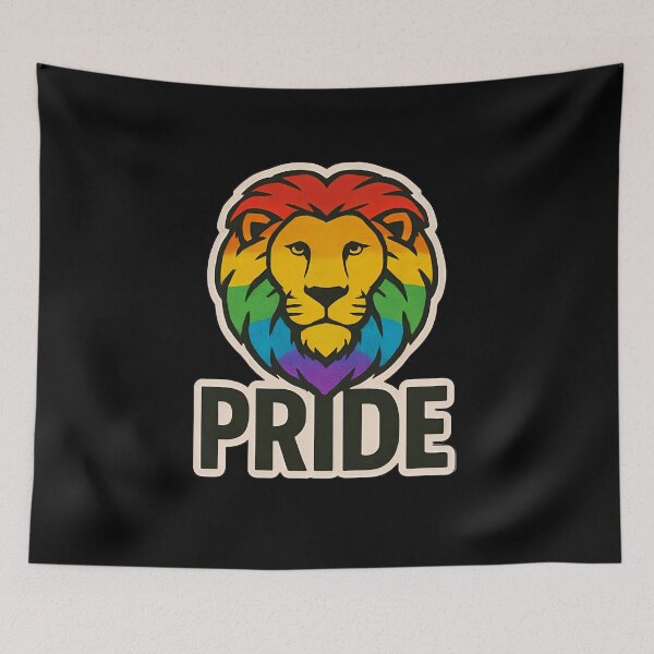 Item preview, Pride Month Lion designed and sold by PinUpPizzazz.