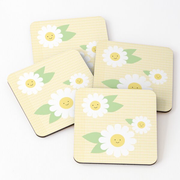Item preview, Daisies on Gingham in yellow designed and sold by field3.