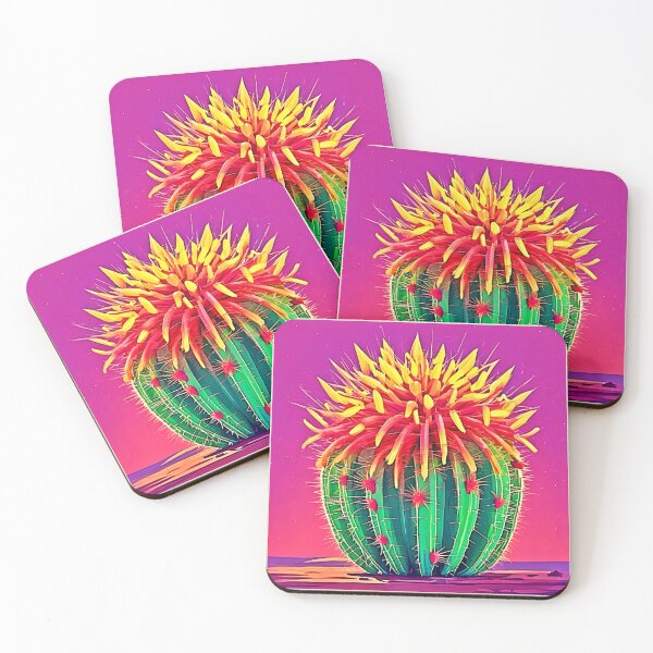 Item preview, Vibrant Blooming Cactus designed and sold by Health And Fitness Posts e-Store.