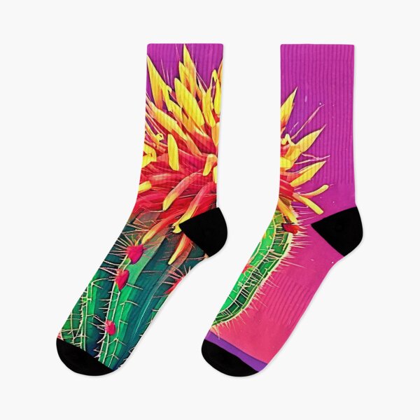 Item preview, Vibrant Blooming Cactus designed and sold by Health And Fitness Posts e-Store.