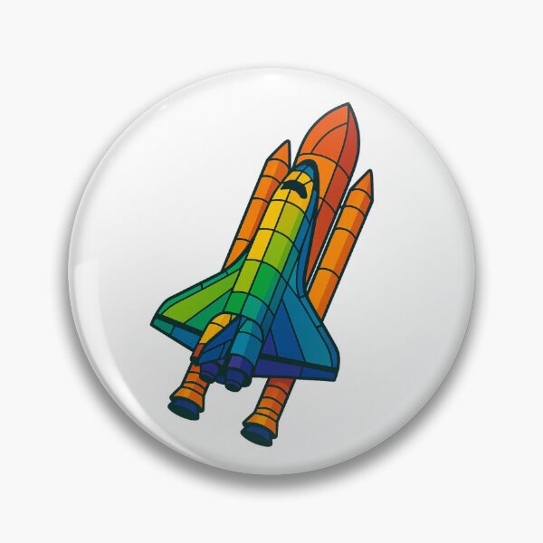 Artikelvorschau, Prismatisches Space Shuttle entworfen und verkauft von TheWonkyEaselCo.