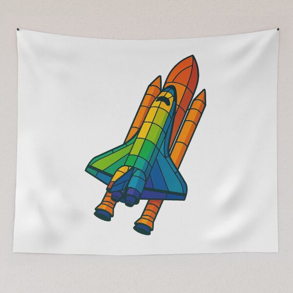 Artikelvorschau, Prismatisches Space Shuttle entworfen und verkauft von TheWonkyEaselCo.