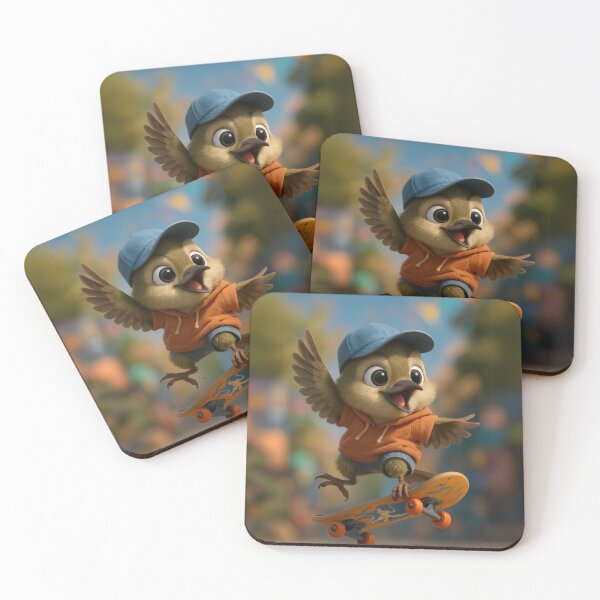 Item preview, Skater Acadian Flycatcher designed and sold by Sillytoe.