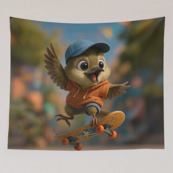 Item preview, Skater Acadian Flycatcher designed and sold by Sillytoe.