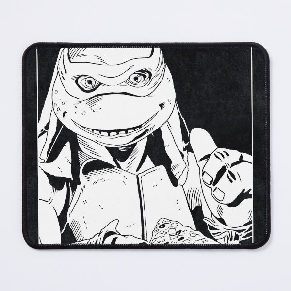 Item preview, MICHELANGELO - Teenage Mutant Ninja Turtles (Black and White) designed and sold by FamousWeirdosRB.
