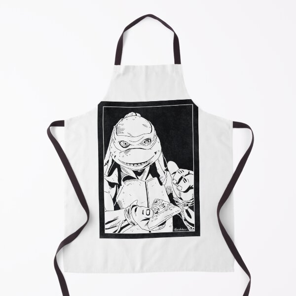 Item preview, MICHELANGELO - Teenage Mutant Ninja Turtles (Black and White) designed and sold by FamousWeirdosRB.
