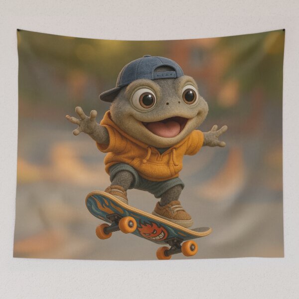 Item preview, Skater African Bullfrog designed and sold by Sillytoe.