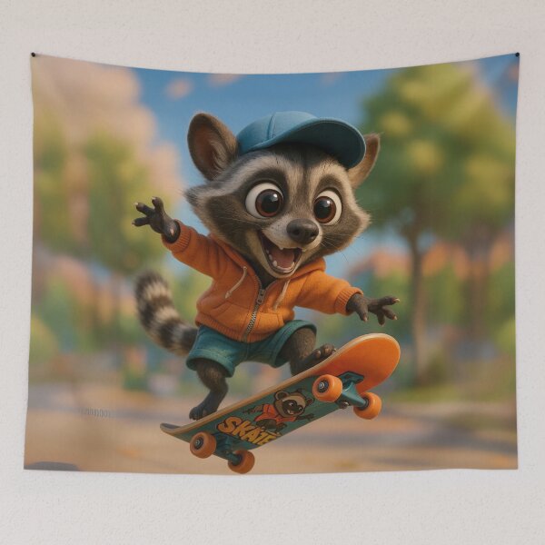 Item preview, Skater African Civet designed and sold by Sillytoe.