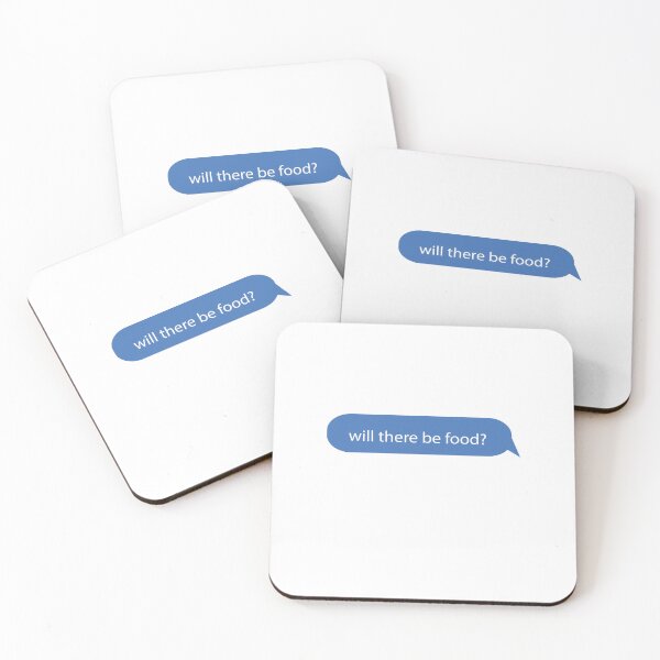 Item preview, will there be food text message design  designed and sold by Gracie_Designs.
