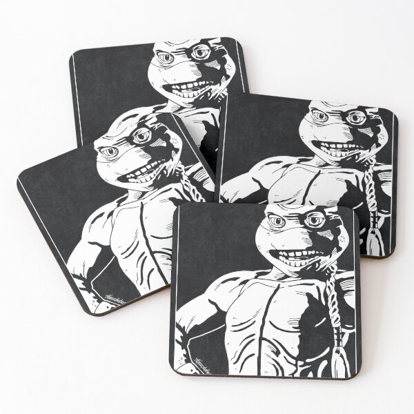 Item preview, VENUS De MILO - Ninja Turtles: The Next Mutation (Black and White) designed and sold by FamousWeirdosRB.